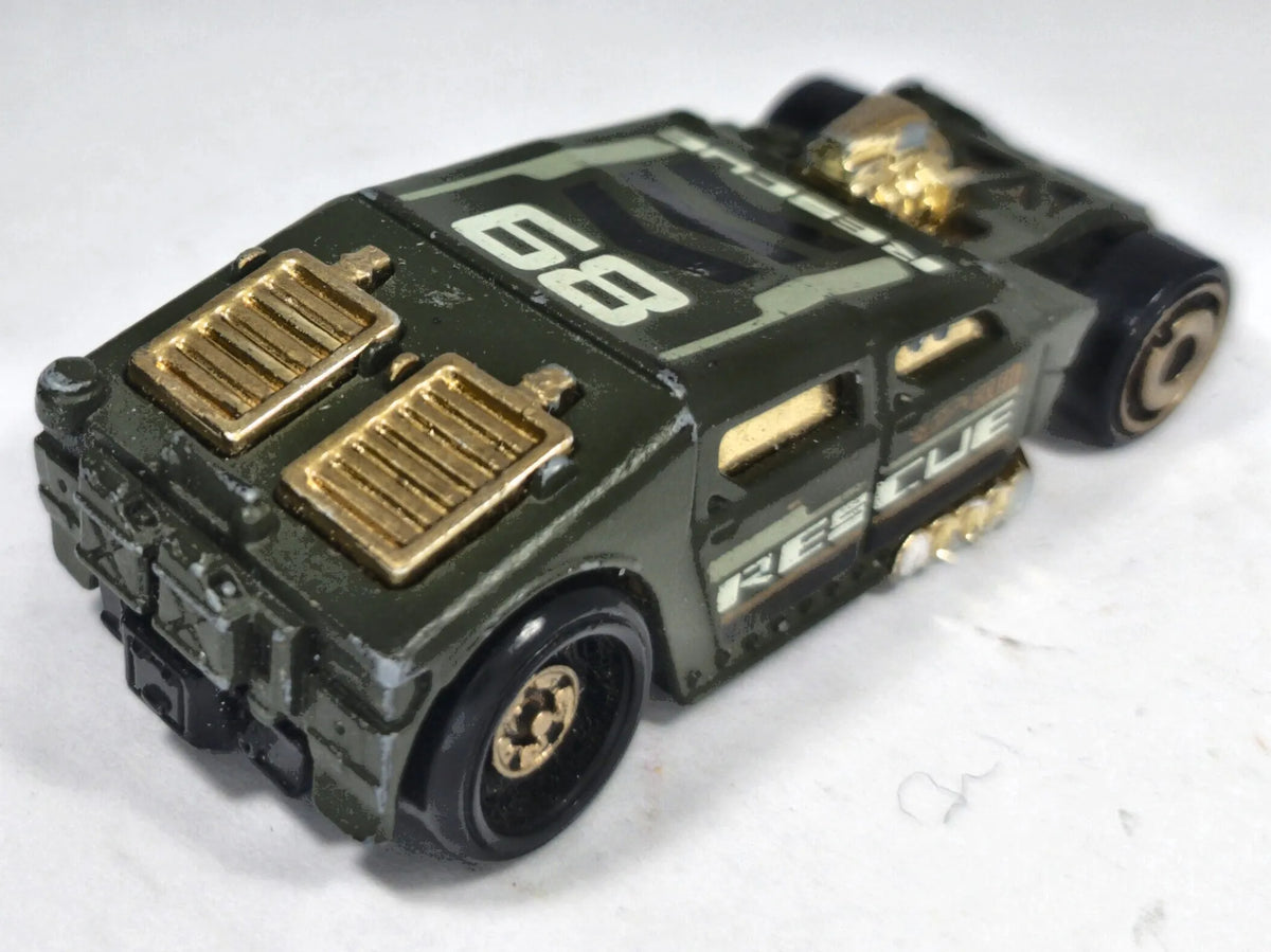Lethal Diesel Hot Wheels 2020 Mainline 1:52 Dragster Zielony Wyścig Custom – zdjęcie 3