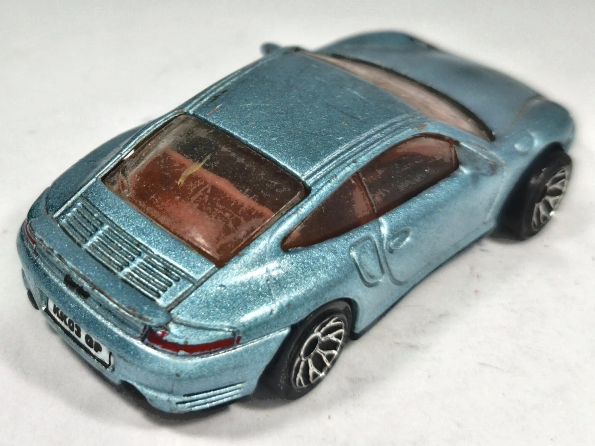 Porsche 911 Turbo Matchbox 2001 1:58 Luzak Niebieski – zdjęcie 3