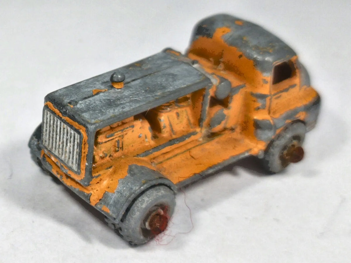 Ciężarówka Cement Mixer Matchbox 1953 Pomarańczowy 1:120 Made in England – zdjęcie 3