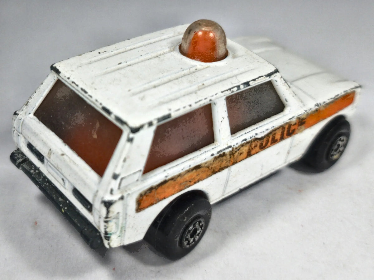 POLICE PATROL RANGE ROVER Rolamatics Matchbox 1975 1:55 Made in England – zdjęcie 3