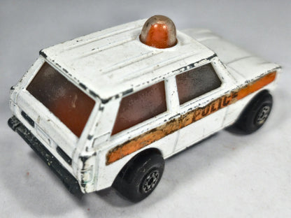 POLICE PATROL RANGE ROVER Rolamatics Matchbox 1975 1:55 Made in England – zdjęcie 3