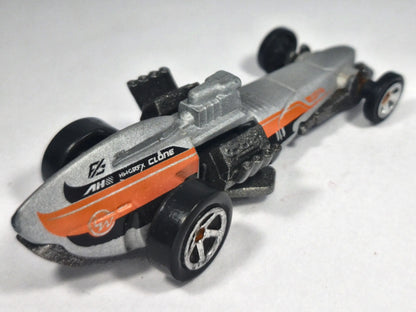 ROCKIN' RAILER, Hot Wheels 2022, Die cast HKG53, Srebrny, 1:64, Resoraki – zdjęcie 3