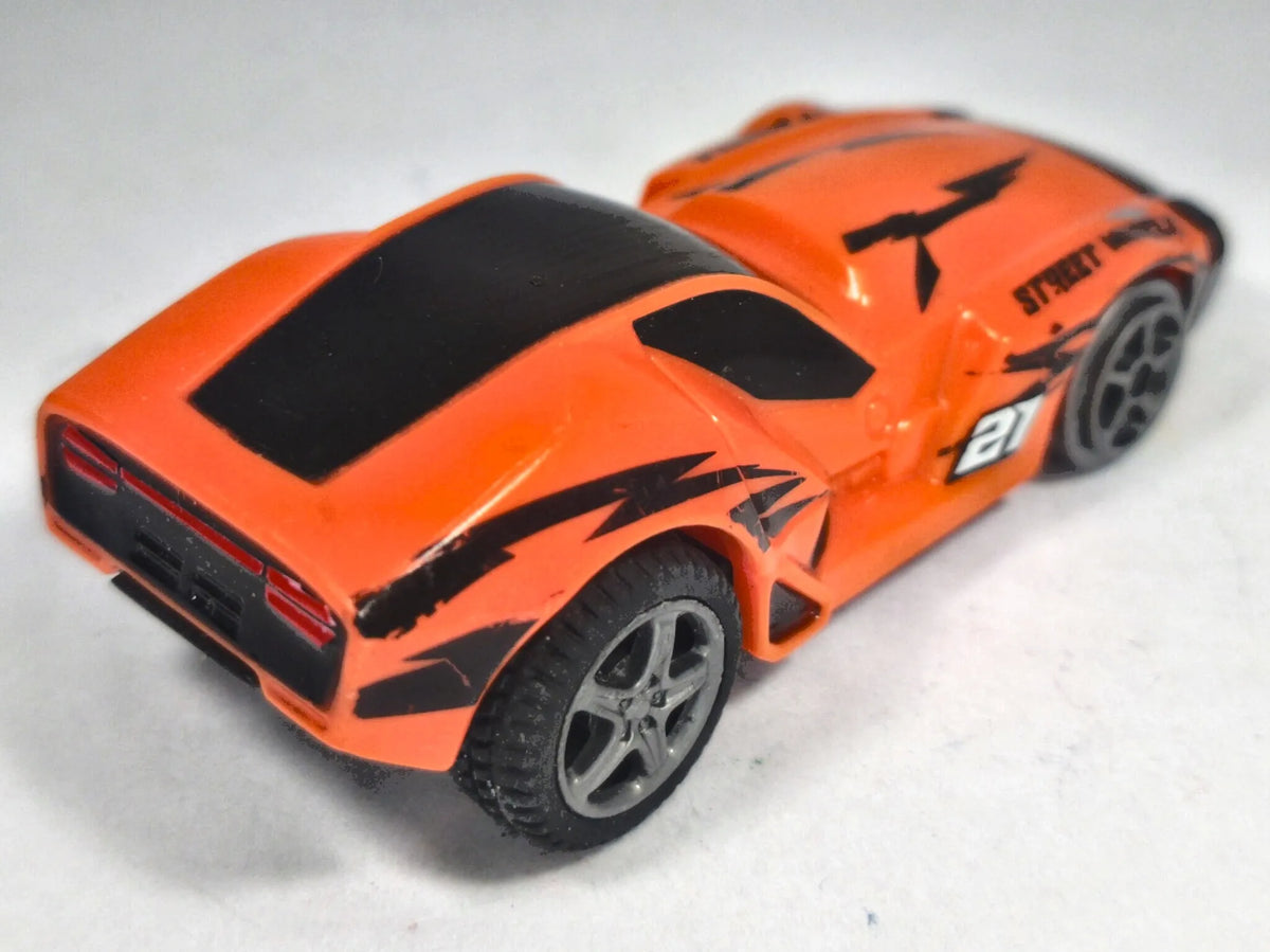 STREET MUSCLE, Bburago, Die cast 2136, Pomarańczowy, 1:64, Resoraki – zdjęcie 3