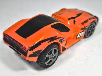 STREET MUSCLE, Bburago, Die cast 2136, Pomarańczowy, 1:64, Resoraki – zdjęcie 3