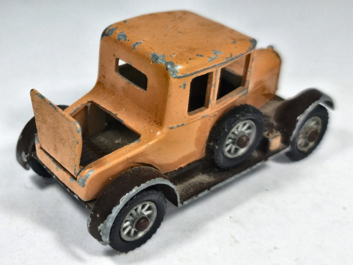 1926 Morris Cowley Bullnose Matchbox '70 Pomarańczowy 1:46 Made in England – zdjęcie 3