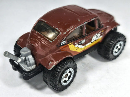 Volkswagen Beetle 4X4 Matchbox 2006 1:52 65 Luzak Brązowy – zdjęcie 3