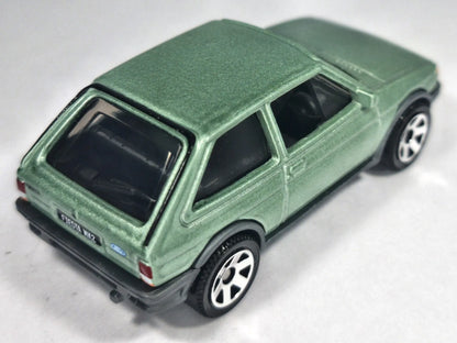 1983 FORD FIESTA MK2, Matchbox 2023, Die cast MB1446, Miętowy 1:55 Resoraki – zdjęcie 3