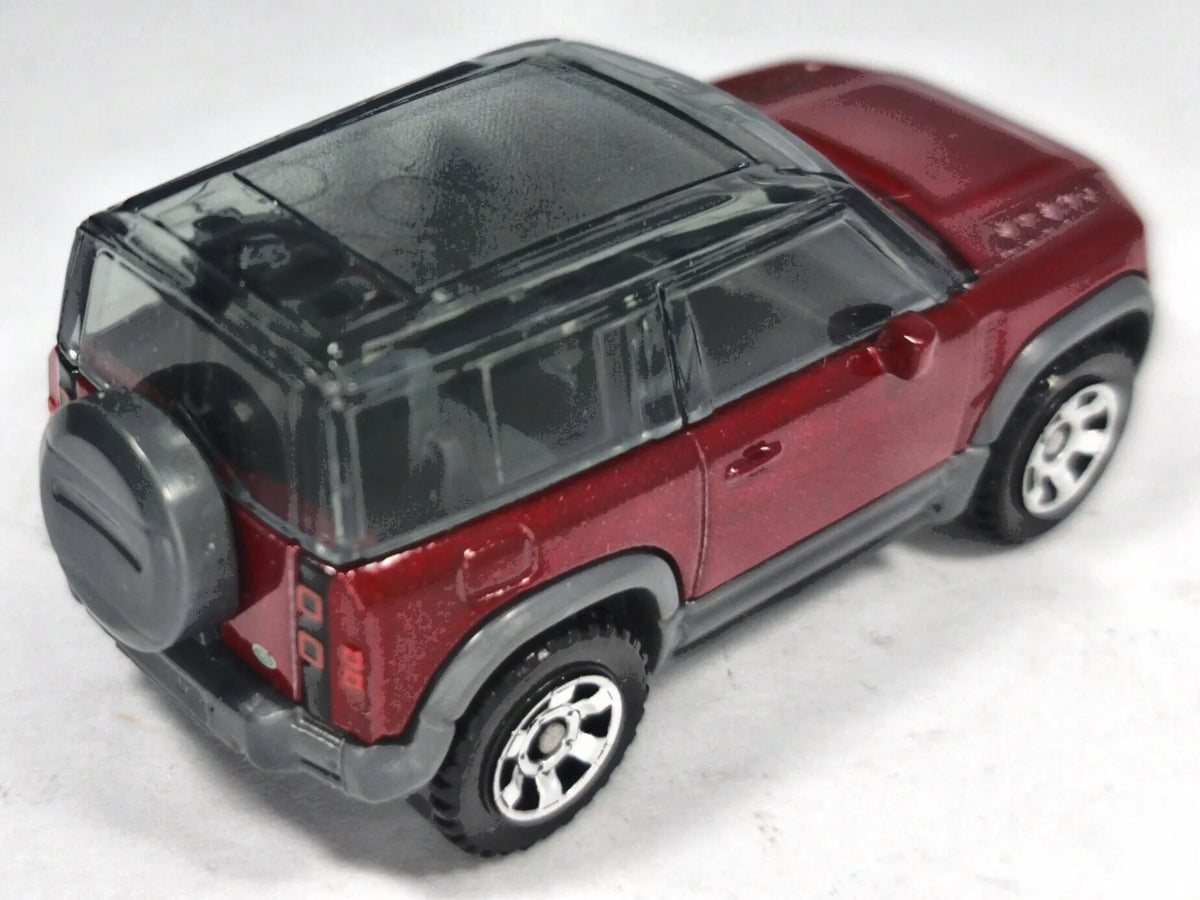 2020 Land Rover Defender Matchbox 2020 1:64 Czerwony Off-Road – zdjęcie 3