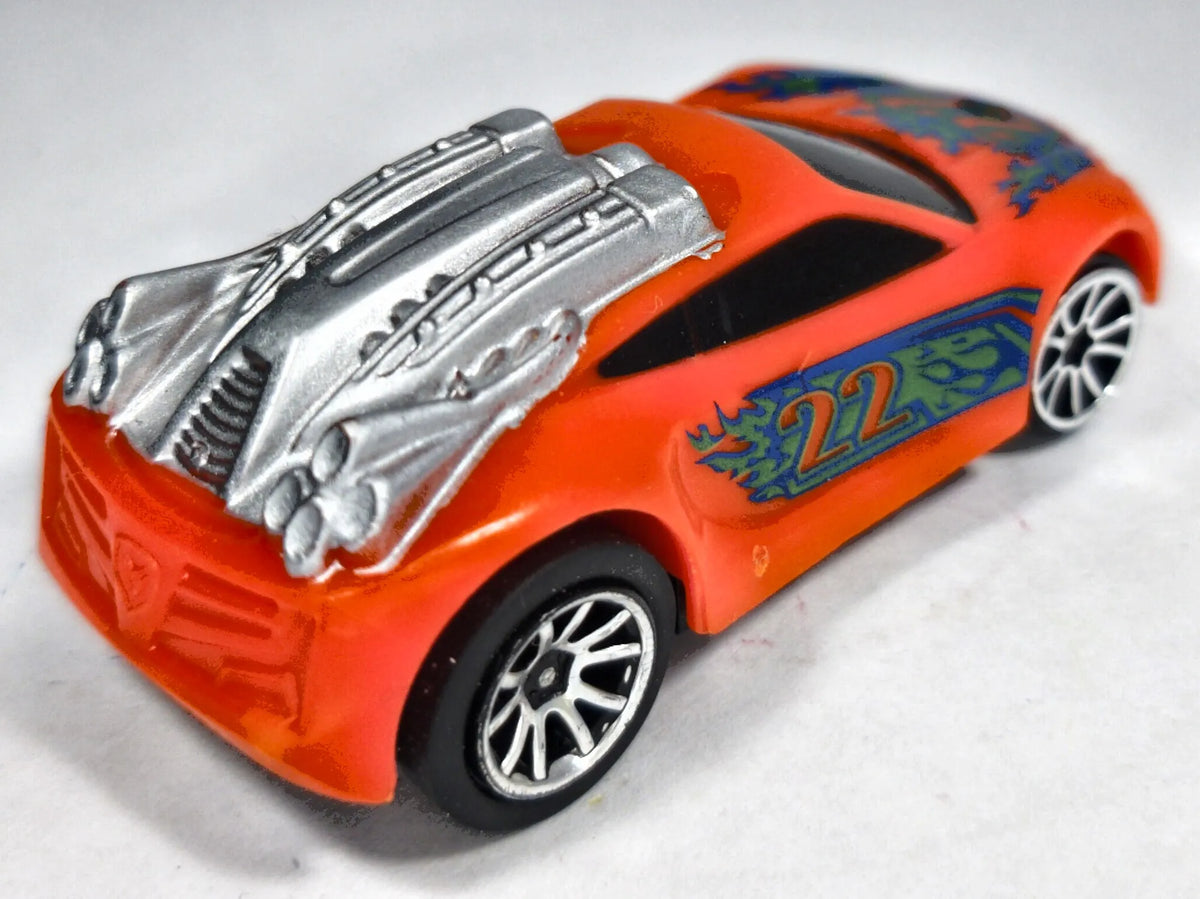 Fantazyjne Sportowe Coupe Metal Machines Motor Max Pomarańczowy 1:64 – zdjęcie 3