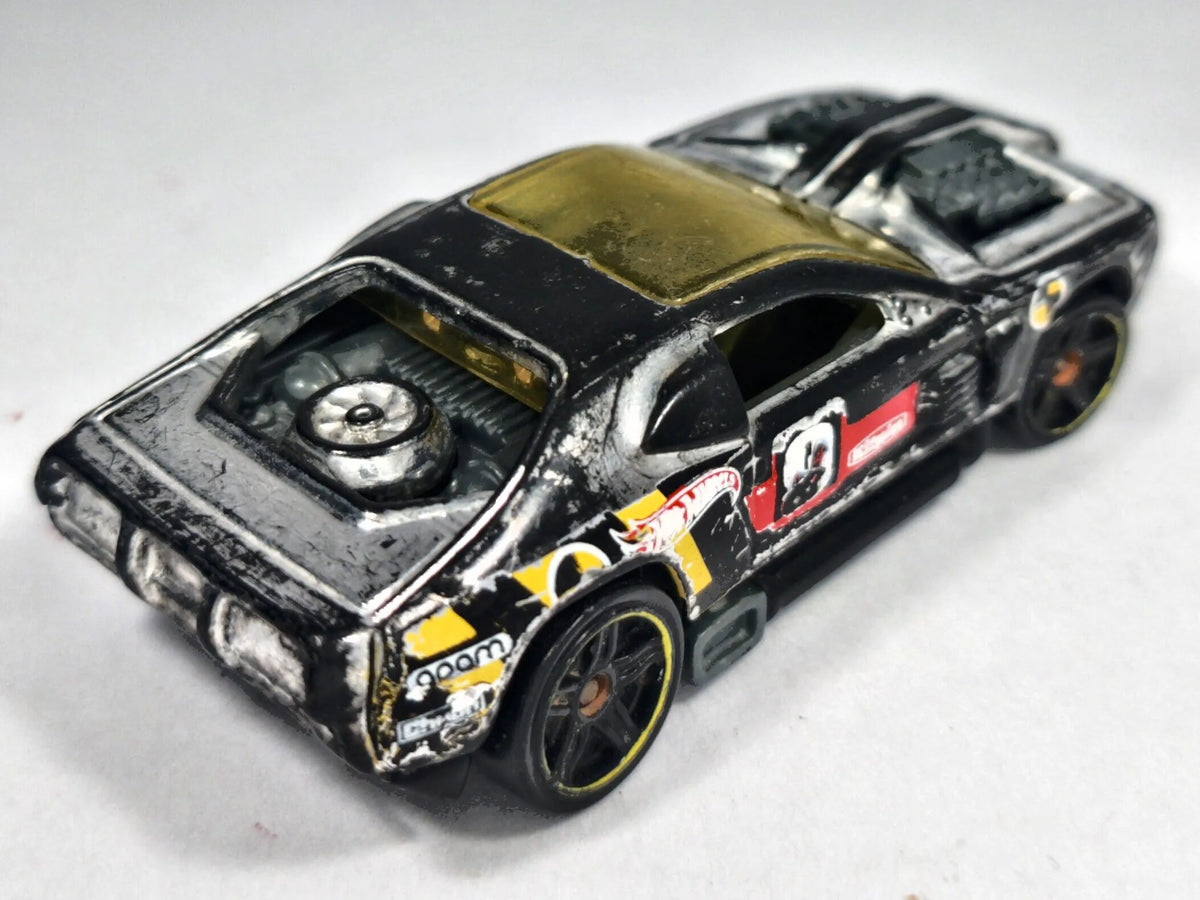 Turbo Flame Mainline Hot Wheels 2004 Czarny 1:64 – zdjęcie 3