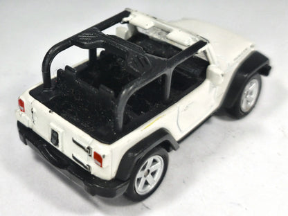 Jeep Wrangler Rubicon Welly 2008 1:56 Jeep Luzak Biały – zdjęcie 3