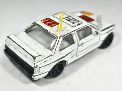 BMW M3 E30 Pioneer 1:60 Samochód rajdowy Ess3 Biały Rajdowy Vintage Model – zdjęcie 3