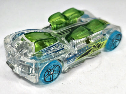 What-4-2 Hot Wheels 2003 X-Raycers 1:64 Luzak Przeźroczysty – zdjęcie 3