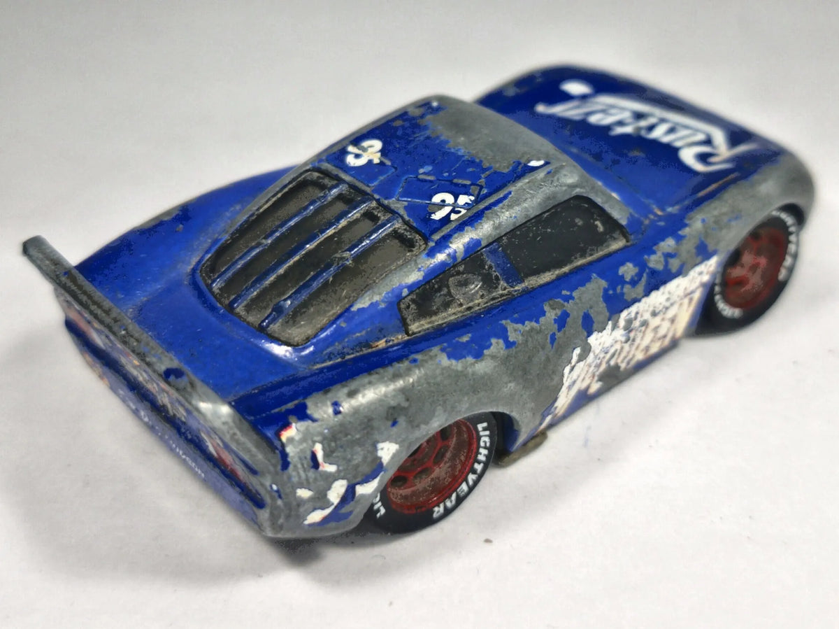 ZYGZAK MCQUEEN Z FILMU AUTA, Disney, Die cast, Niebieski,, 1:55, Resoraki – zdjęcie 3