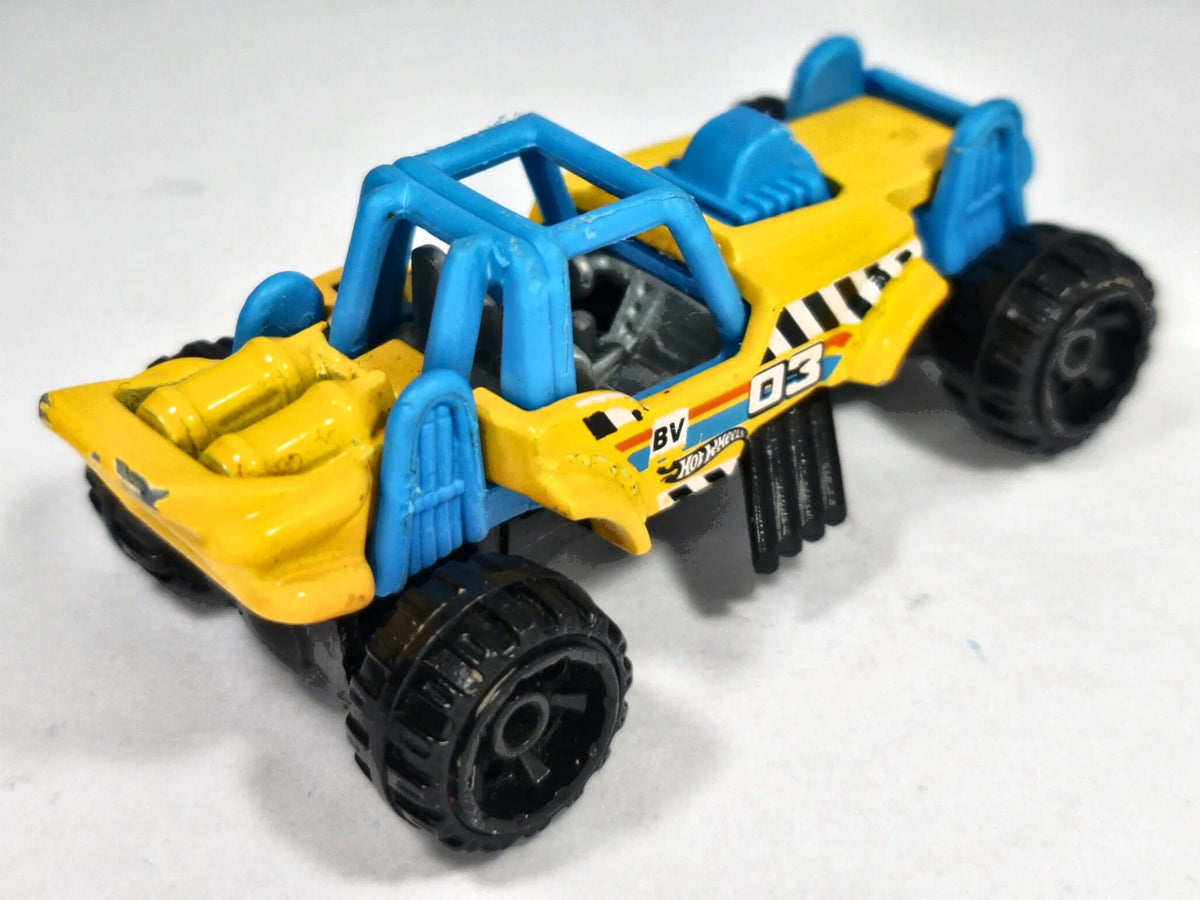 BUGGY, Hot Wheels 2013, Die cast BDC94, Żółty, 1:64, Resoraki – zdjęcie 3