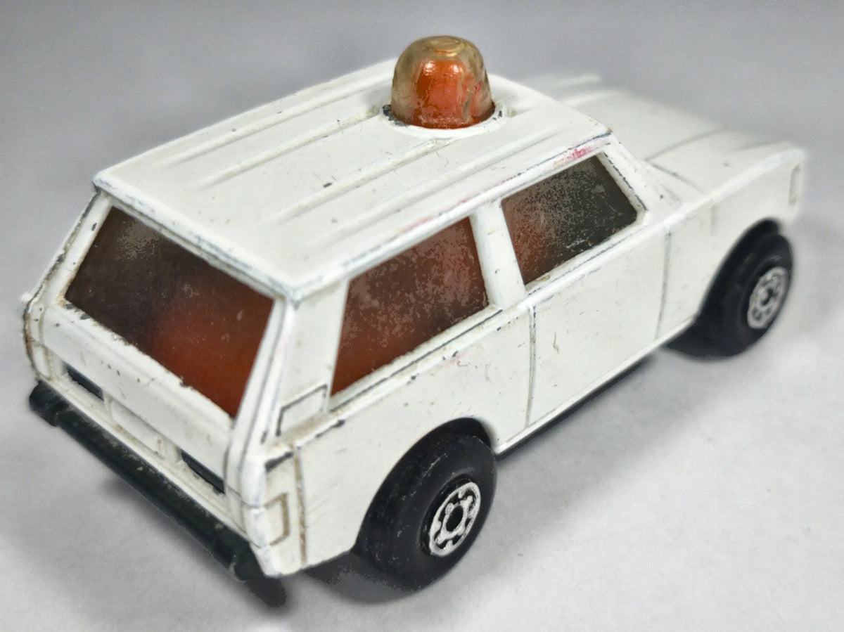 NO.20 POLICE PATROL, Matchbox 1975, Die cast NO20, Biały, 1:64, Resoraki – zdjęcie 3