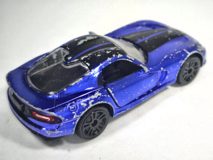DODGE VIPER, Majorette 2016, Die cast REF:238B, Niebieski, 1:60, Resoraki – zdjęcie 3