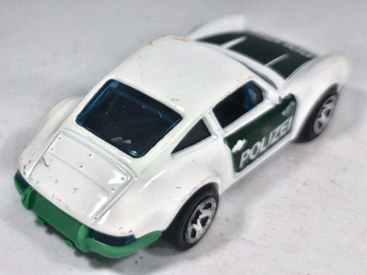 Porsche 911 Hot Wheels 2017 1:64 POLIZEI Luzak Biały Policja – zdjęcie 3
