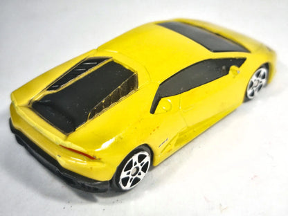 LAMBORGHINI HURACAN LP 610-4, Maisto, Die cast 11943, Żółty, 1:64, Resoraki – zdjęcie 3