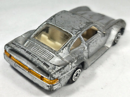 Porsche 959 MC Toy 1986 1:55 Luzak Srebrny Vintage Model – zdjęcie 3