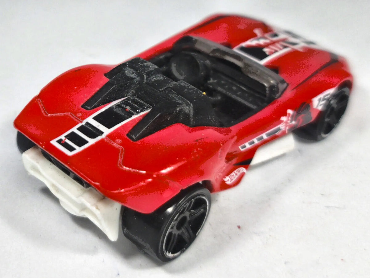 Carbonic Hot Wheels 2014 1:64 15 Luzak Czerwony – zdjęcie 3