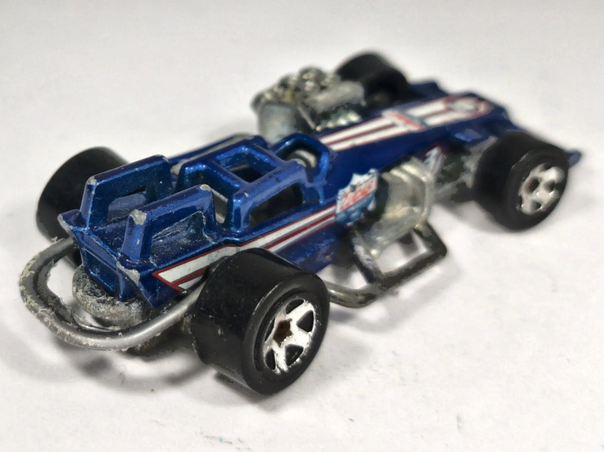 Super Modified Hot Wheels 1997 1:64 4 Luzak Niebieski 2xMetal – zdjęcie 3