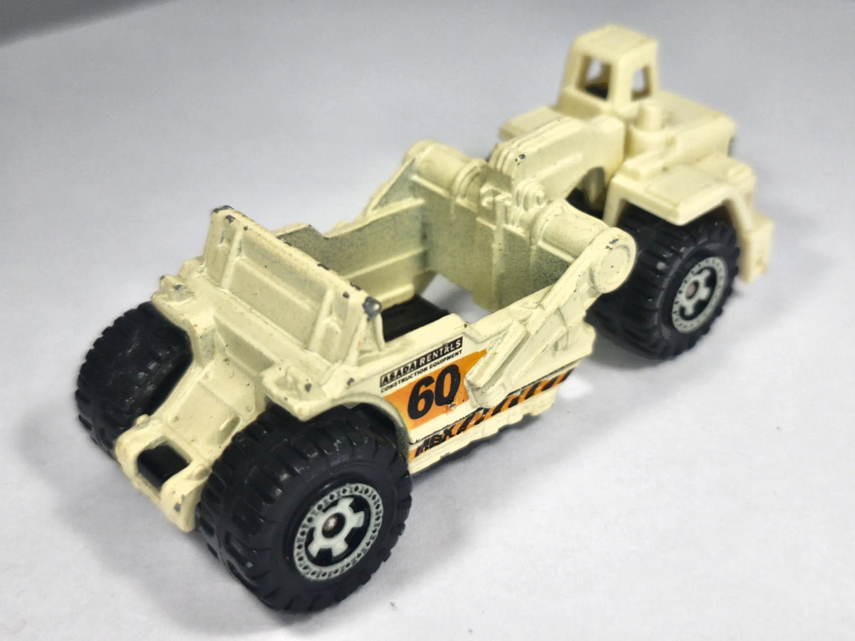 SCRAPER, ASADA RENTALS #60, Matchbox 2007, Die cast MB745, Kremowy, 1:64 – zdjęcie 3