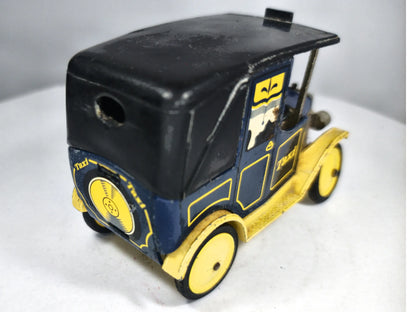 "Happy Cab" Taxi Dinky Toys '70 Niebieski 1:34 Made in England – zdjęcie 3