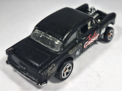 CHEVROLET BEL AIR GASSER, Hot Wheels 2012, Die cast X1634, Czarny, 1:64 – zdjęcie 3