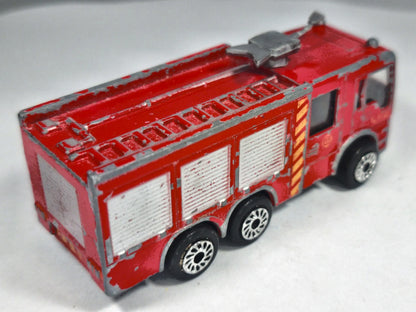 WÓZ STRAŻACKI #112, Straż pożarna, Die cast M2, Czerwony, 1:87, Resoraki – zdjęcie 3