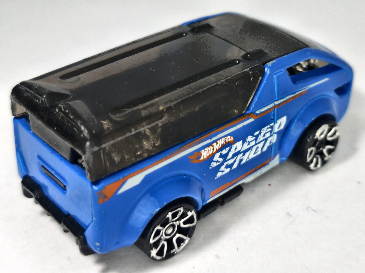 THE VANSTER SERIA SPEED SHOP Hot Wheels 2014 Niebieski 1:64 – zdjęcie 3