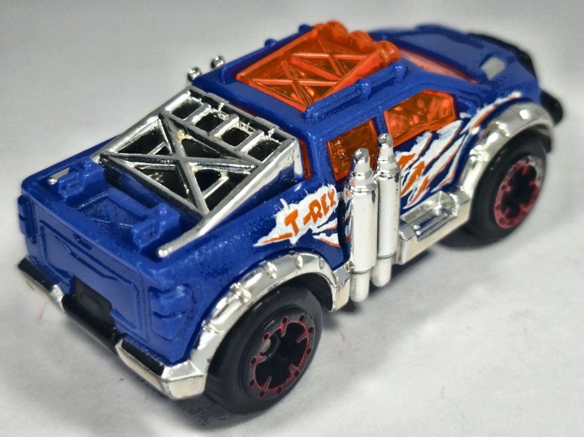 T-REX PICKUP, ZURU Metal Machines, Die cast, Niebieski, 1:64, Resoraki – zdjęcie 3