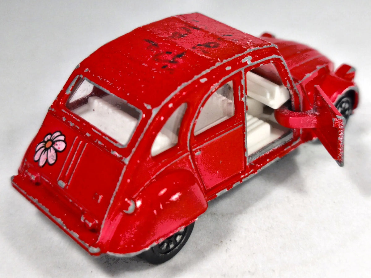 CITROEN 2CV6 Corgi '80 Czerwony 1:47 Made in Gt Britain – zdjęcie 3