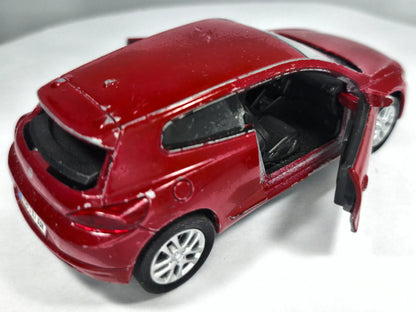 VW SCIROCCO, Welly, Die cast NO.43615, Czerwony, 1:32, Resoraki – zdjęcie 3