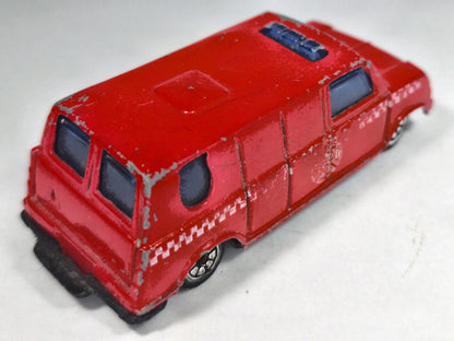 DODGE B-SERIES, STRAŻ POŻARNA, Summer 1986, Die cast TG-883, Czerwony, 1:64 – zdjęcie 3