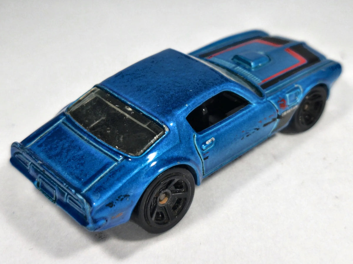 '73 PONTIAC FIREBIRD, Hot Wheels 2011, V5304, Niebieski, 1:64, Resoraki – zdjęcie 3