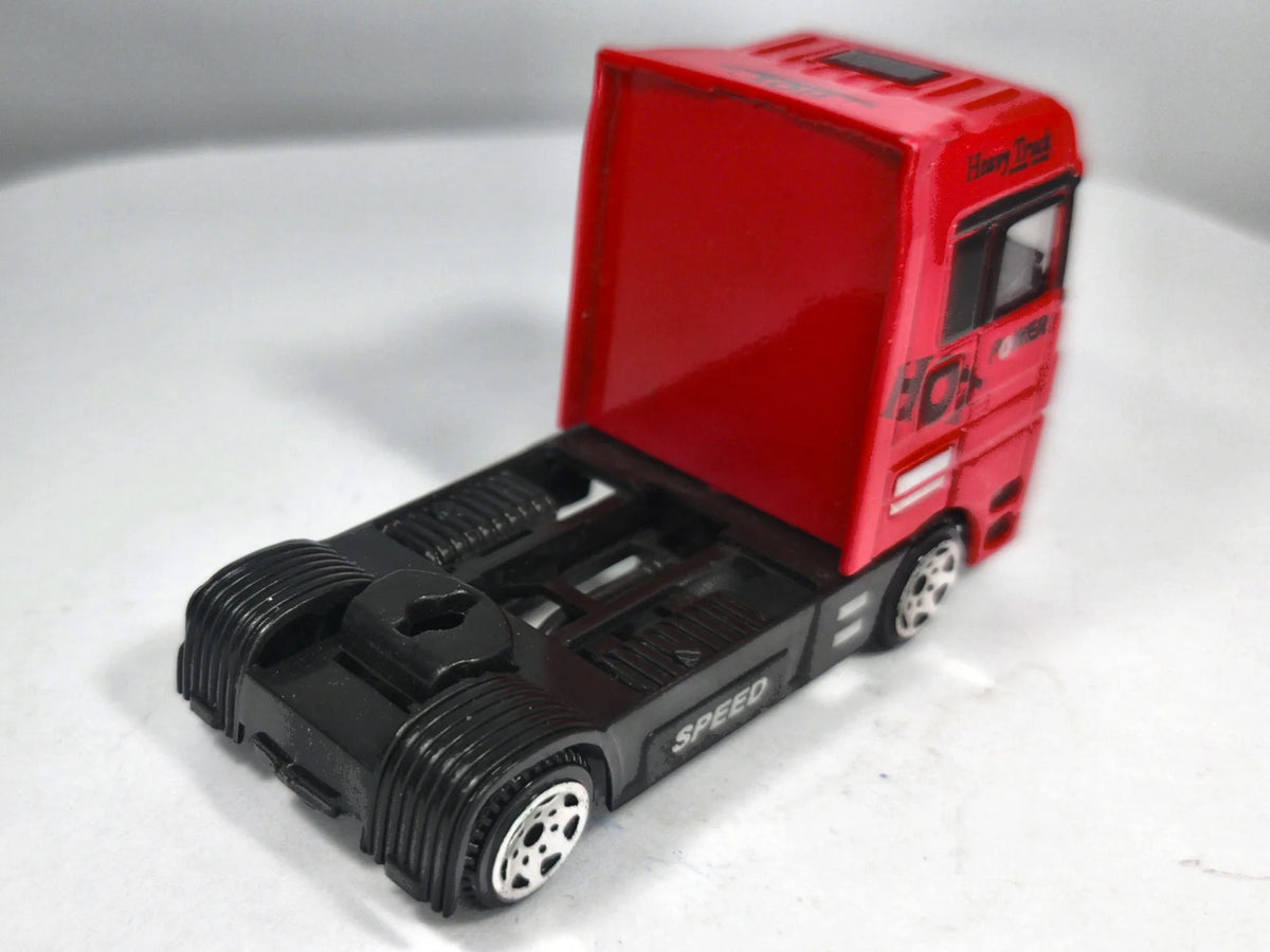 Ciągnik Siodłowy Power Truck jak MAN TGS Czerwony 1:64 – zdjęcie 3