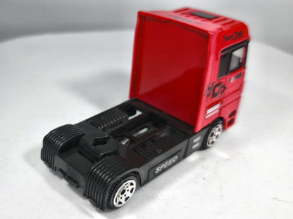 Ciągnik Siodłowy Power Truck jak MAN TGS Czerwony 1:64 – zdjęcie 3