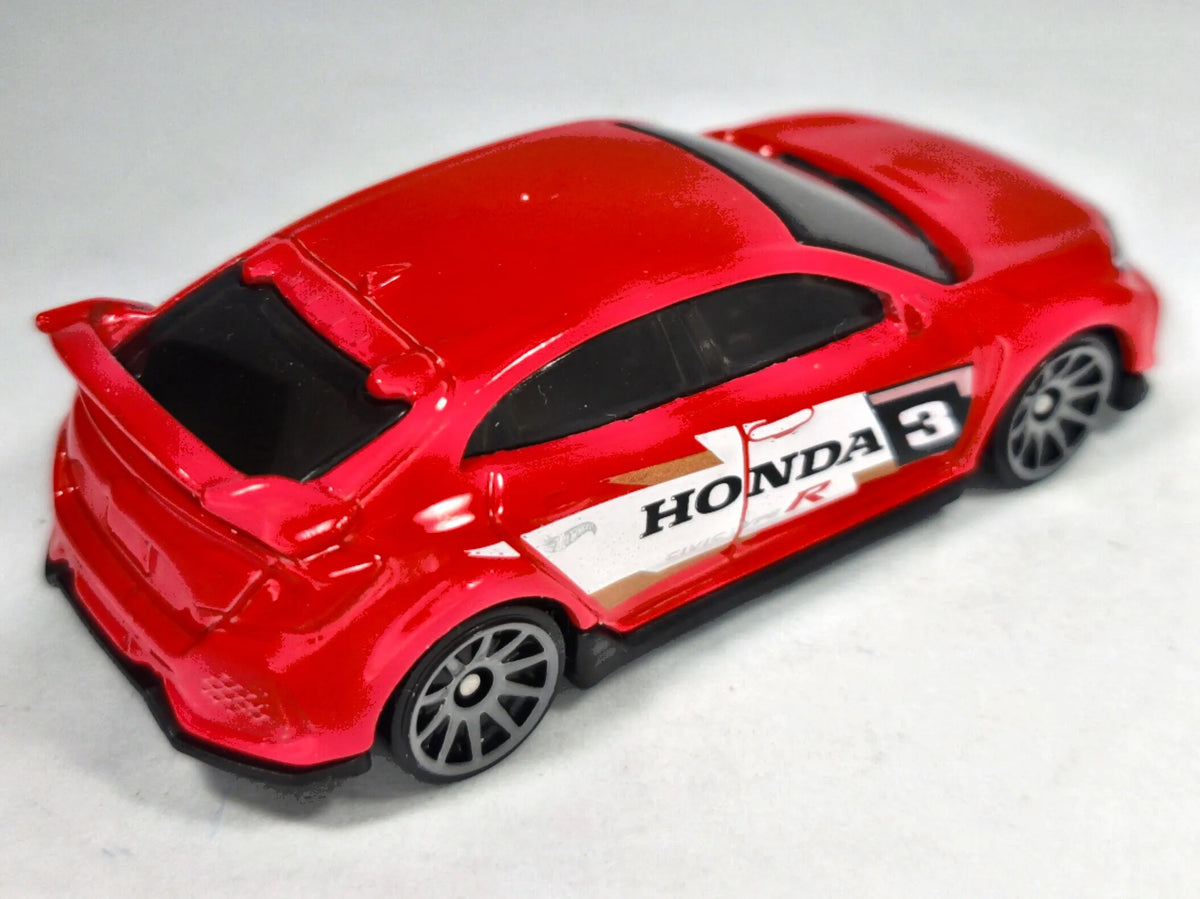 2018 HONDA CIVIC TYPE R Mainline Hot Wheels 2018 Czerwony 1:64 – zdjęcie 3