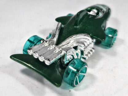 Sharkruiser Hot Wheels 2001 1:64 Luzak Zielony – zdjęcie 3