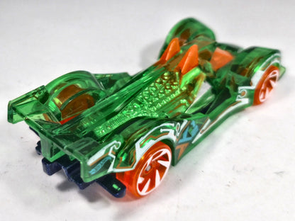 Hi-Tech Missile Hot Wheels 2013 1:64 Luzak Zielony – zdjęcie 3