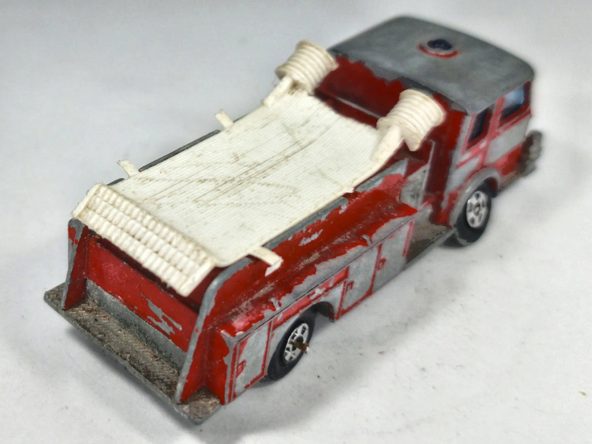 Fire Pumper Truck Matchbox 1974 Superfast 1:87 Wóz strażacki Straż pożarna – zdjęcie 3