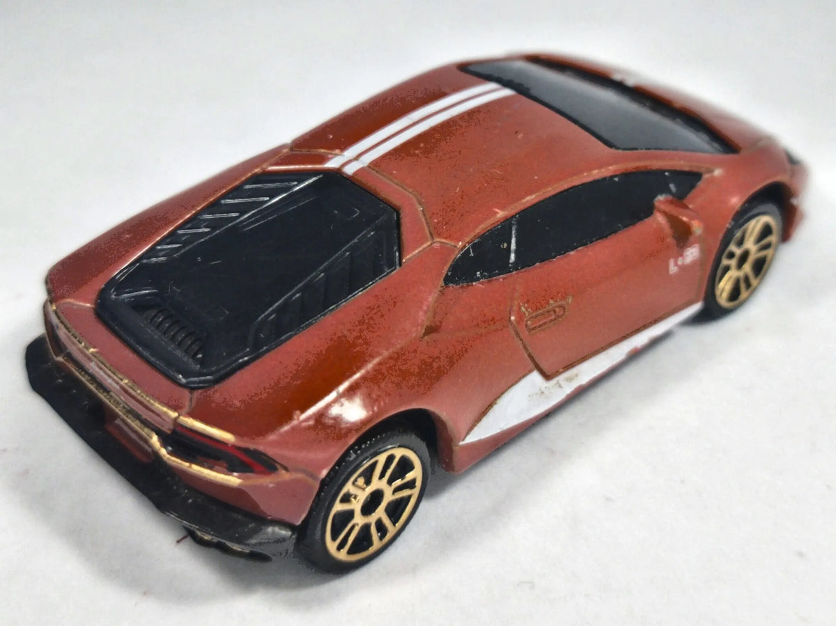 LAMBORGHINI HURACÁN LP 610-4, Majorette,cREF:219F, Metaliczny, Brąz 1:64, – zdjęcie 3