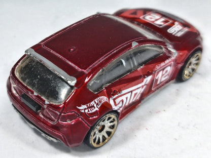 Subaru Impreza WRX STi Hot Wheels 2001 1:64 12 Luzak Bordowy – zdjęcie 3