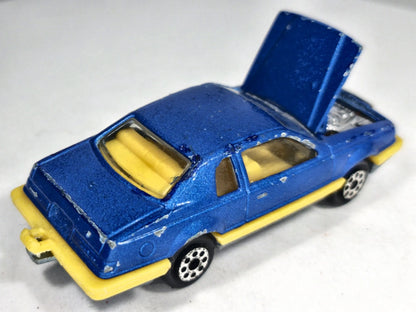 FORD THUNDERBIRD Majorette '70 Niebieski 1:67 Made in France – zdjęcie 3