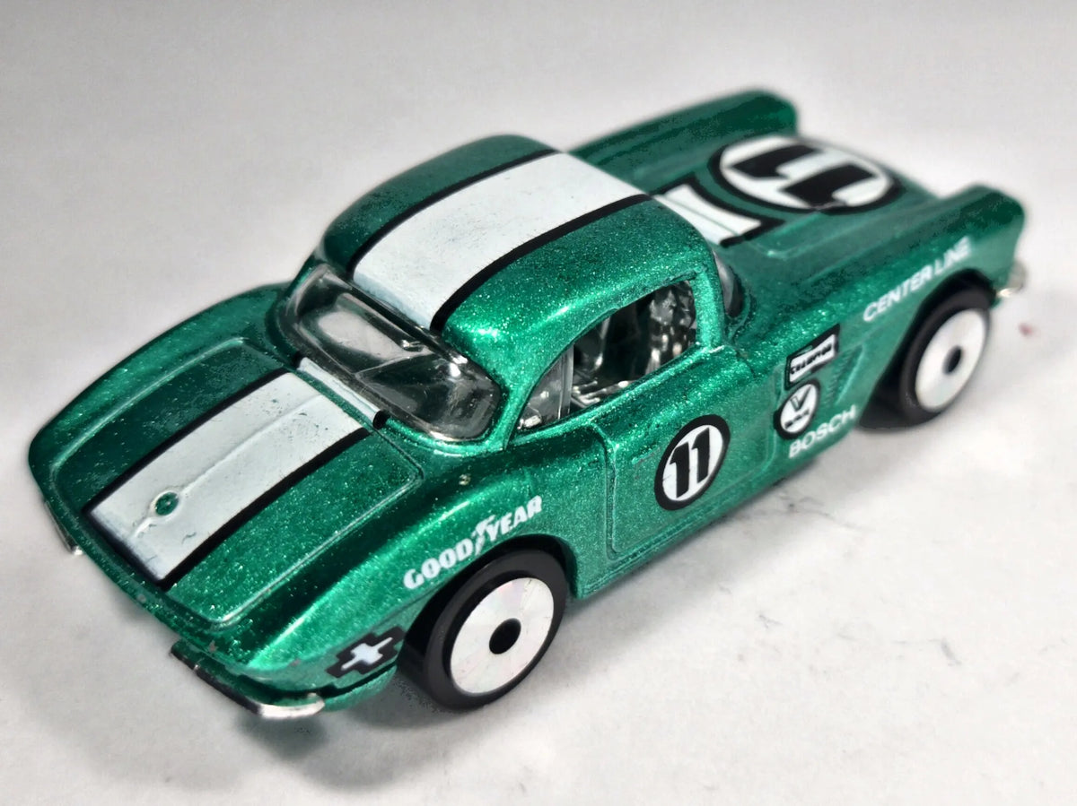 1962 CORVETTE Lasers Matchbox 1982 Zielony 1:59 Made in Macau – zdjęcie 3