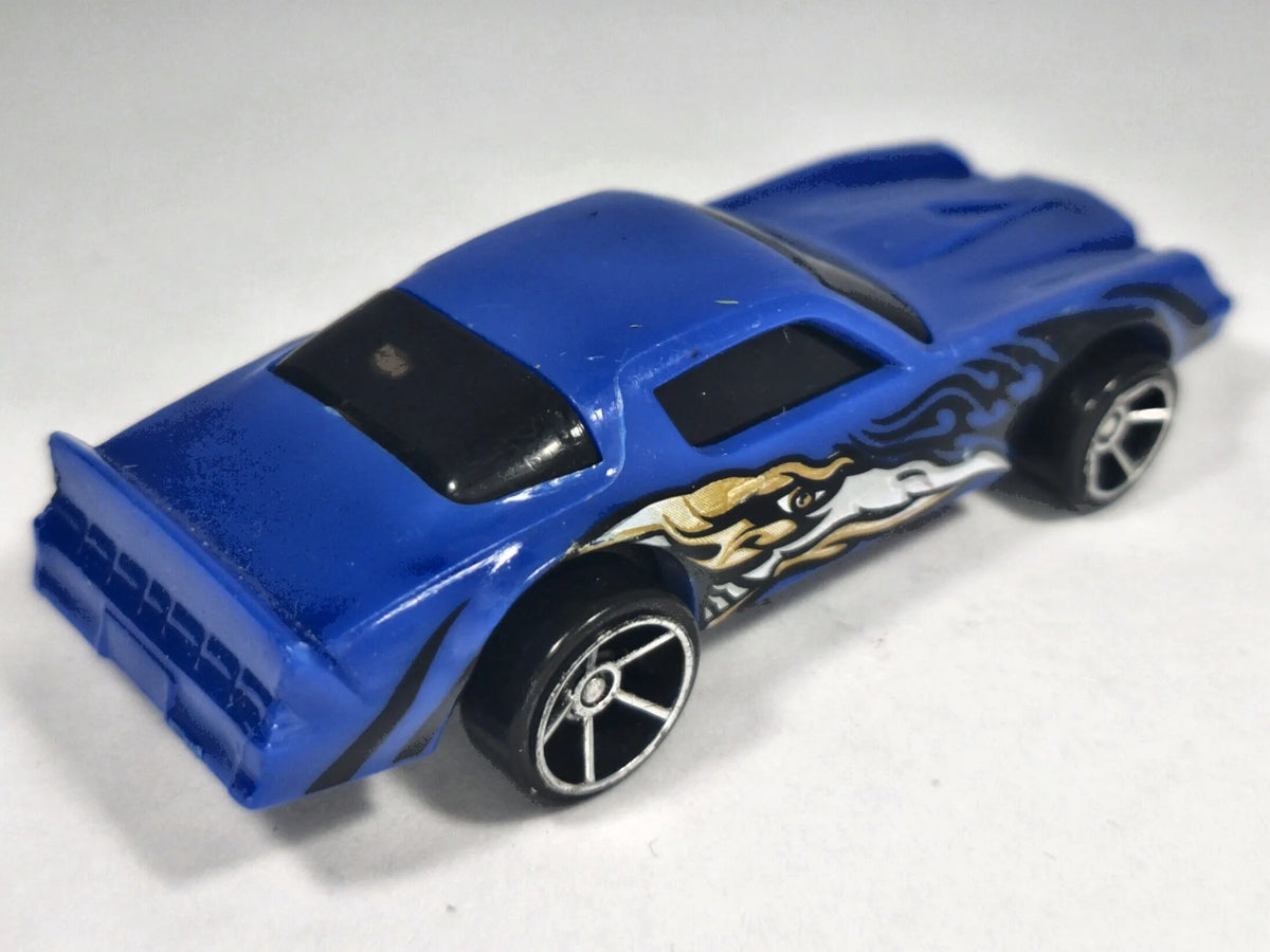 Camaro Z28 Hot Wheels 1982 1:64 Niebieski Vintage Model – zdjęcie 3