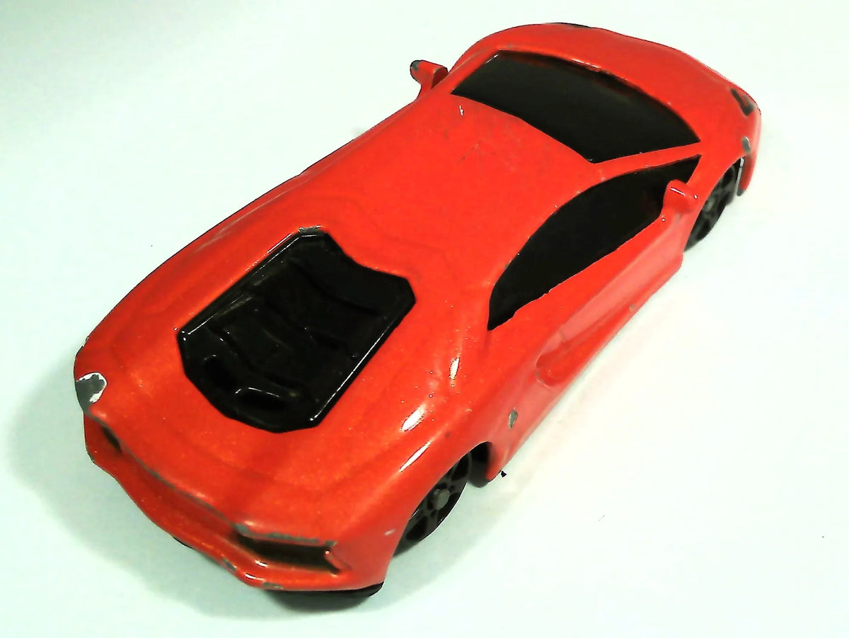 LAMBORGHINI AVENTADOR, Maisto, Resoraki, Die cast, Czerwony 1:64 – zdjęcie 3