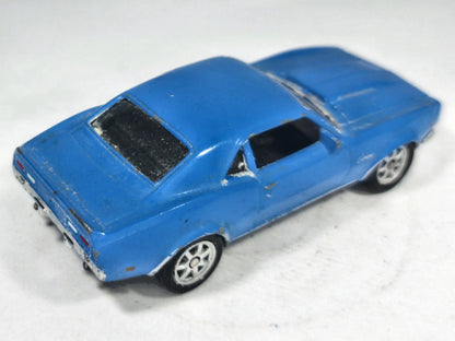 Chevrolet Camaro Z28 Welly 1:64 Luzak Niebieski Muscle Car – zdjęcie 3