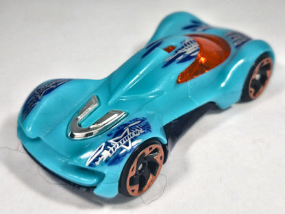 ASR CONCEPT CAR, Metal Machines, Die cast HY 230810 Turkusowy 1:64 Resoraki – zdjęcie 3